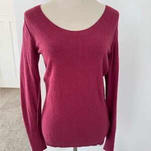 Banana Republic Pink Crew Neck Sweater with Long Sleeves